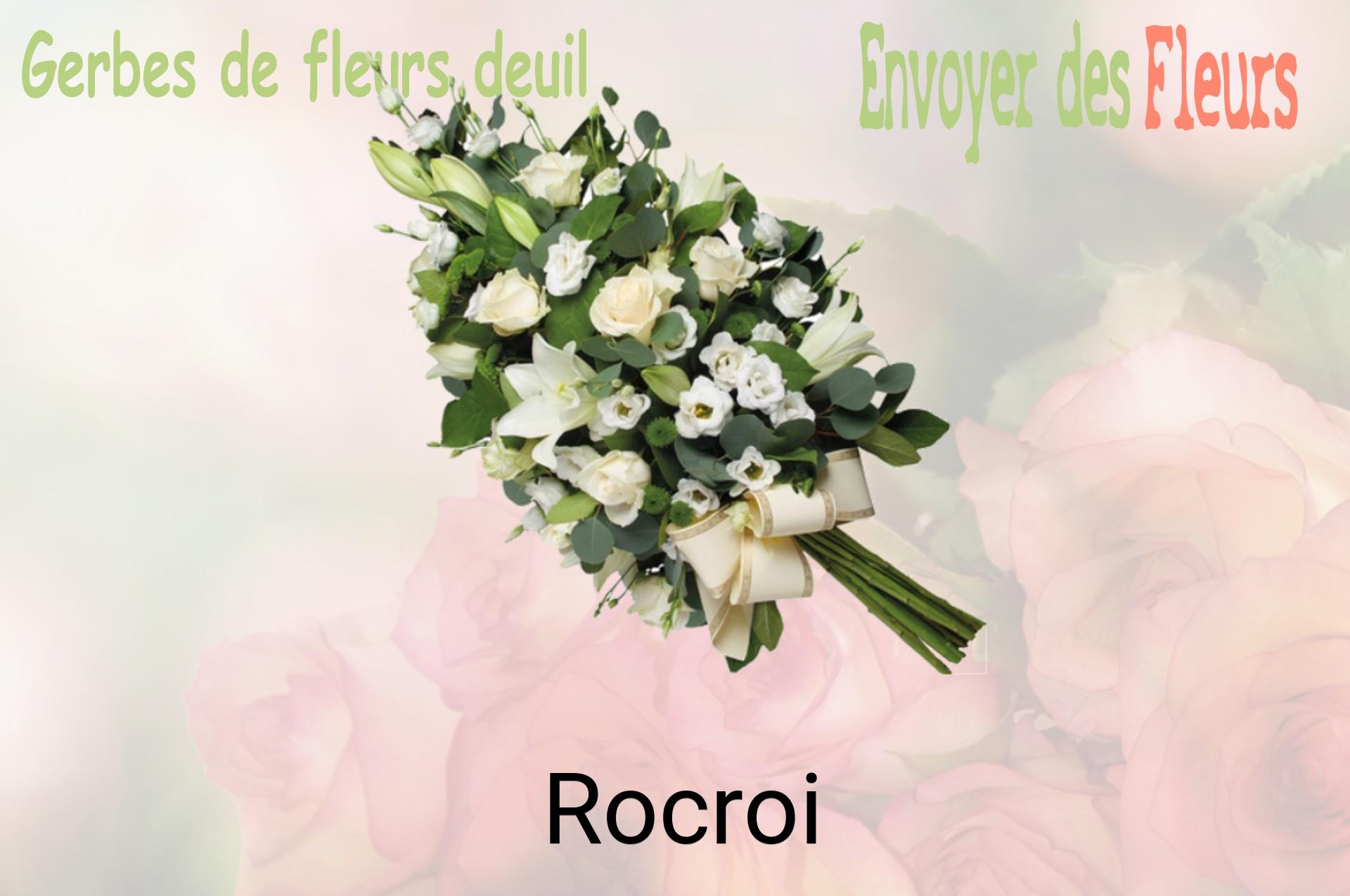 Gerbe de fleurs de deuil livrée à Rocroi